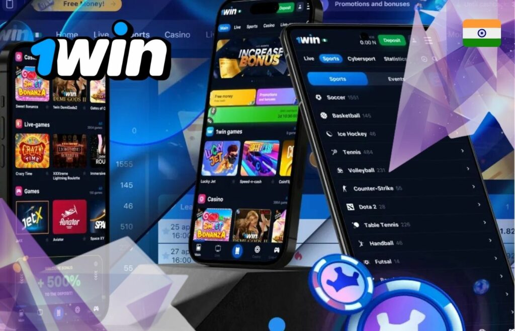 1win sports betting application in India overview