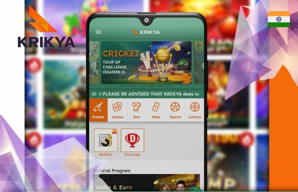 Krikya application review for betting in India