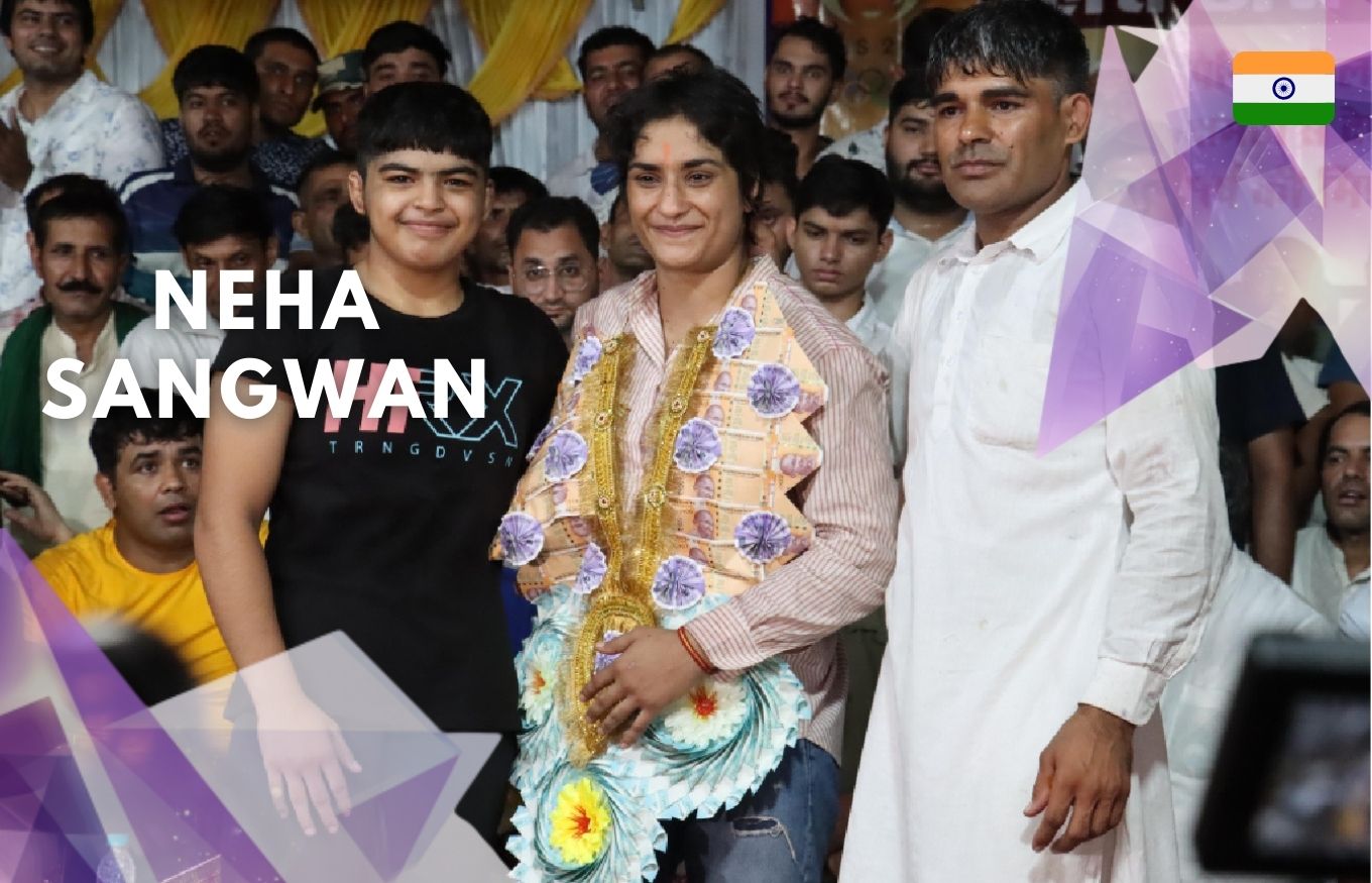 Neha Sangwan Wins Under-17 World Title Just Days After Vinesh Phogat’s Return to Balali