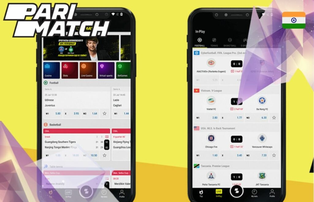 Parimatch sports betting app in India guide