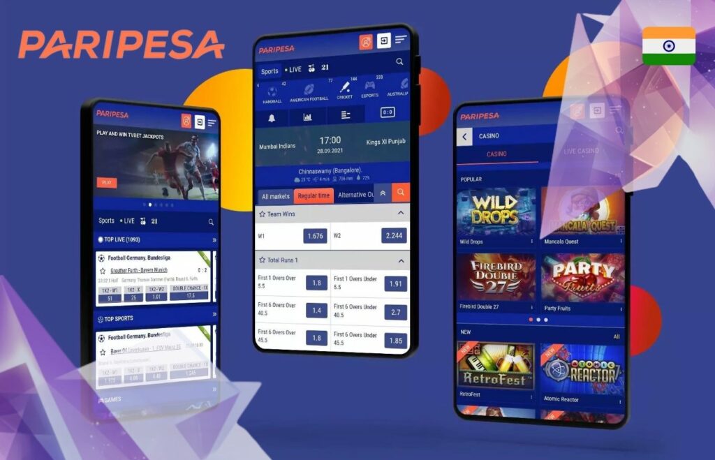 Paripesa application for betting download