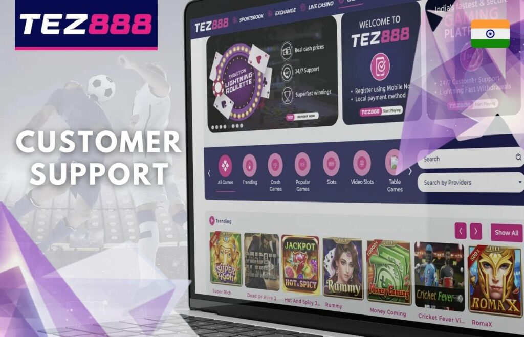 Tez888 sports betting platform Customer Support review