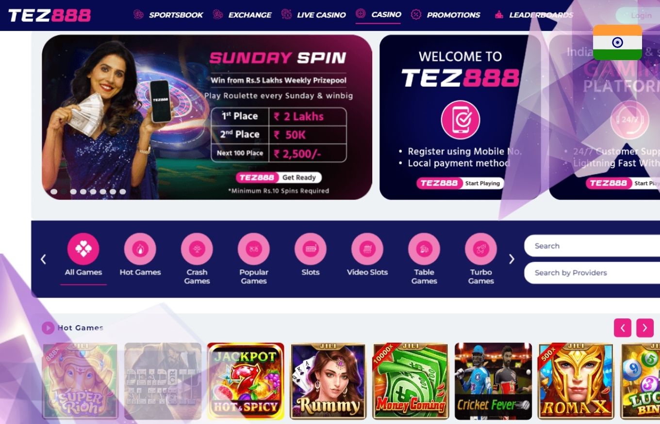 Tez888 sports betting website review in India